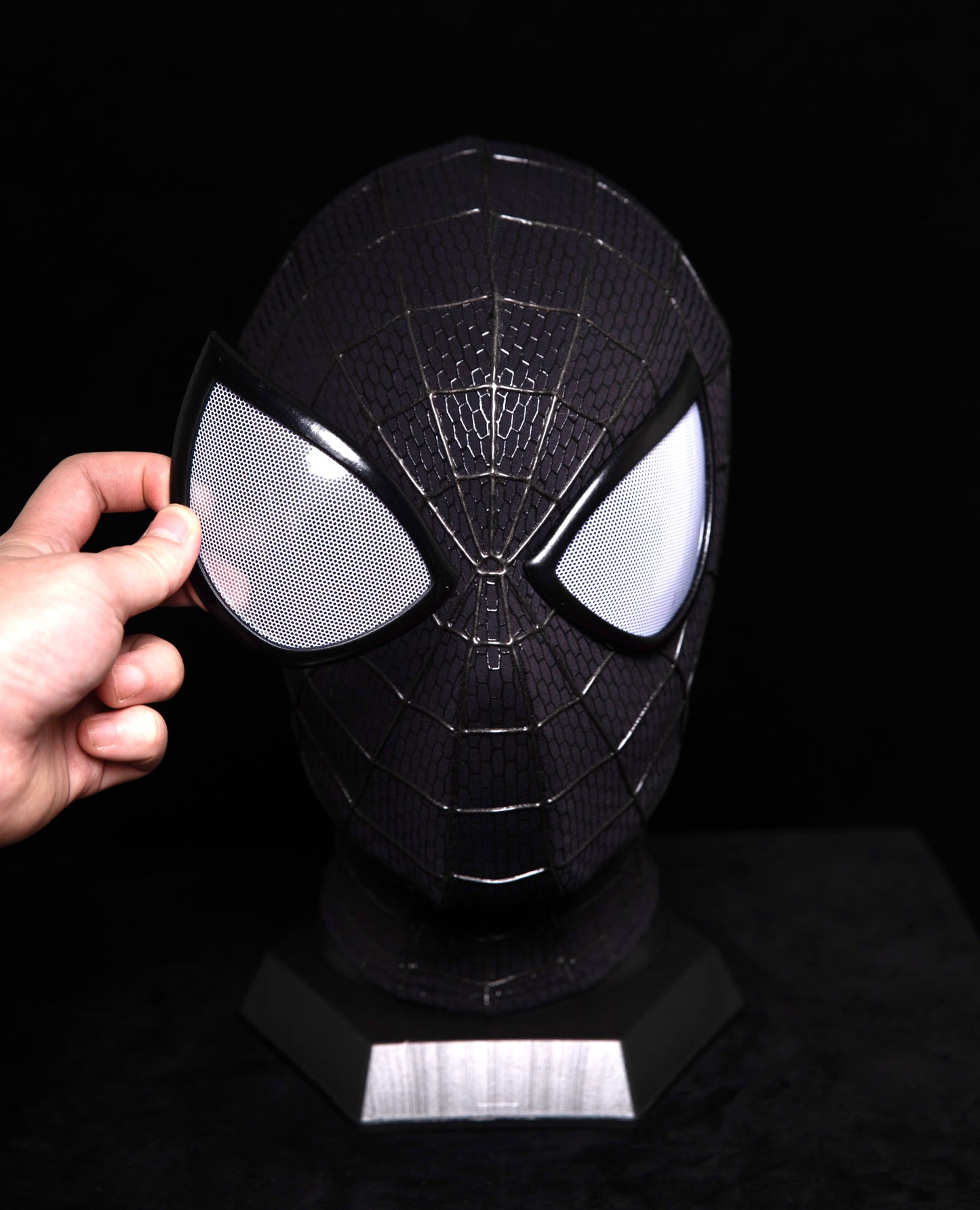 The V4 Symbiote TASM2 with Full head shell and Lenses Wearable Movie Prop Replica (Adult)
