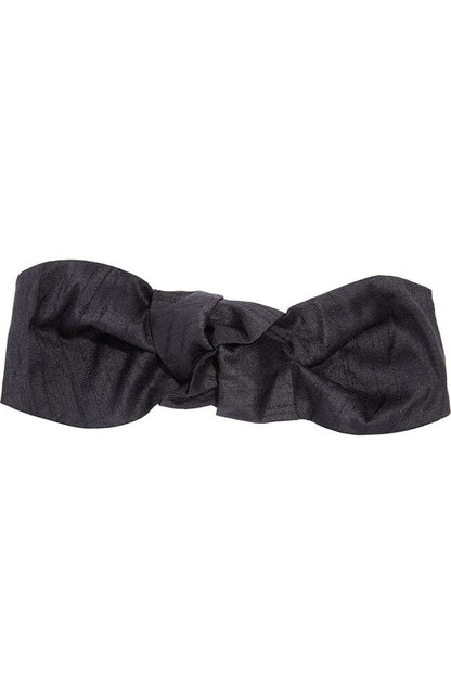 Top Knot Headwrap - Silk Dupioni