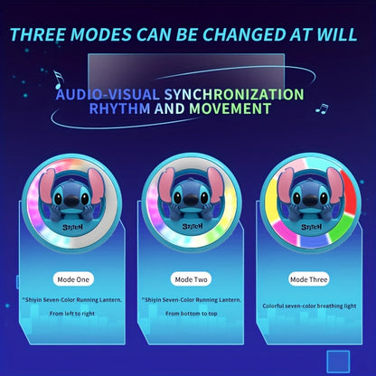 1pc Car Ambient Light Interior Decoration Vehicle Air Conditioner Car Aromatherapy Light Music Rhythm Light Air Vent Light Round Ornament Hanger Include 3 Pieces of Aromatherapy Tablets