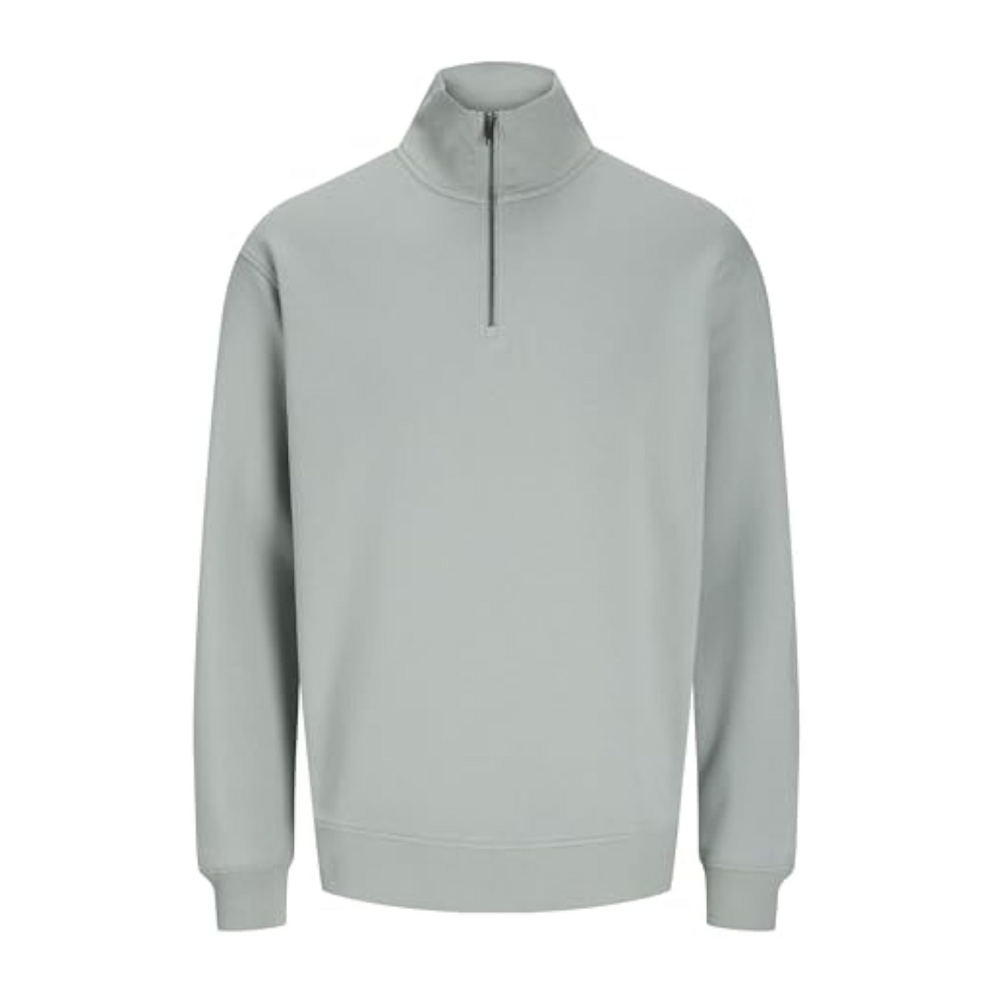 Male Sweatshirt with Half Zip Plain Sweatshirt with Half Zip